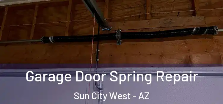  Garage Door Spring Repair Sun City West - AZ