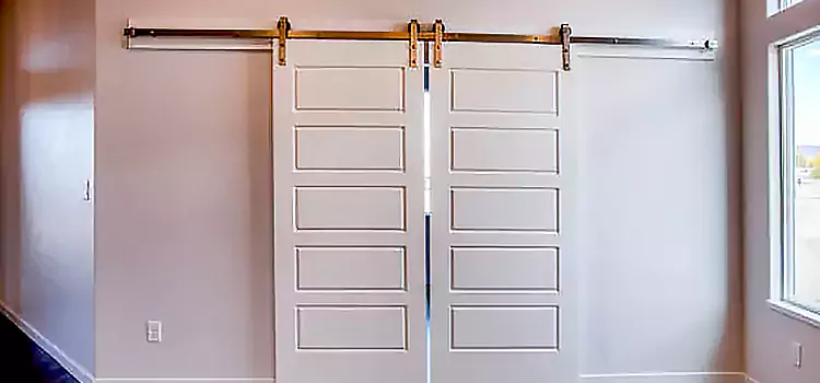 Glass Barn Door with Installation Hardware Kit Sun City West